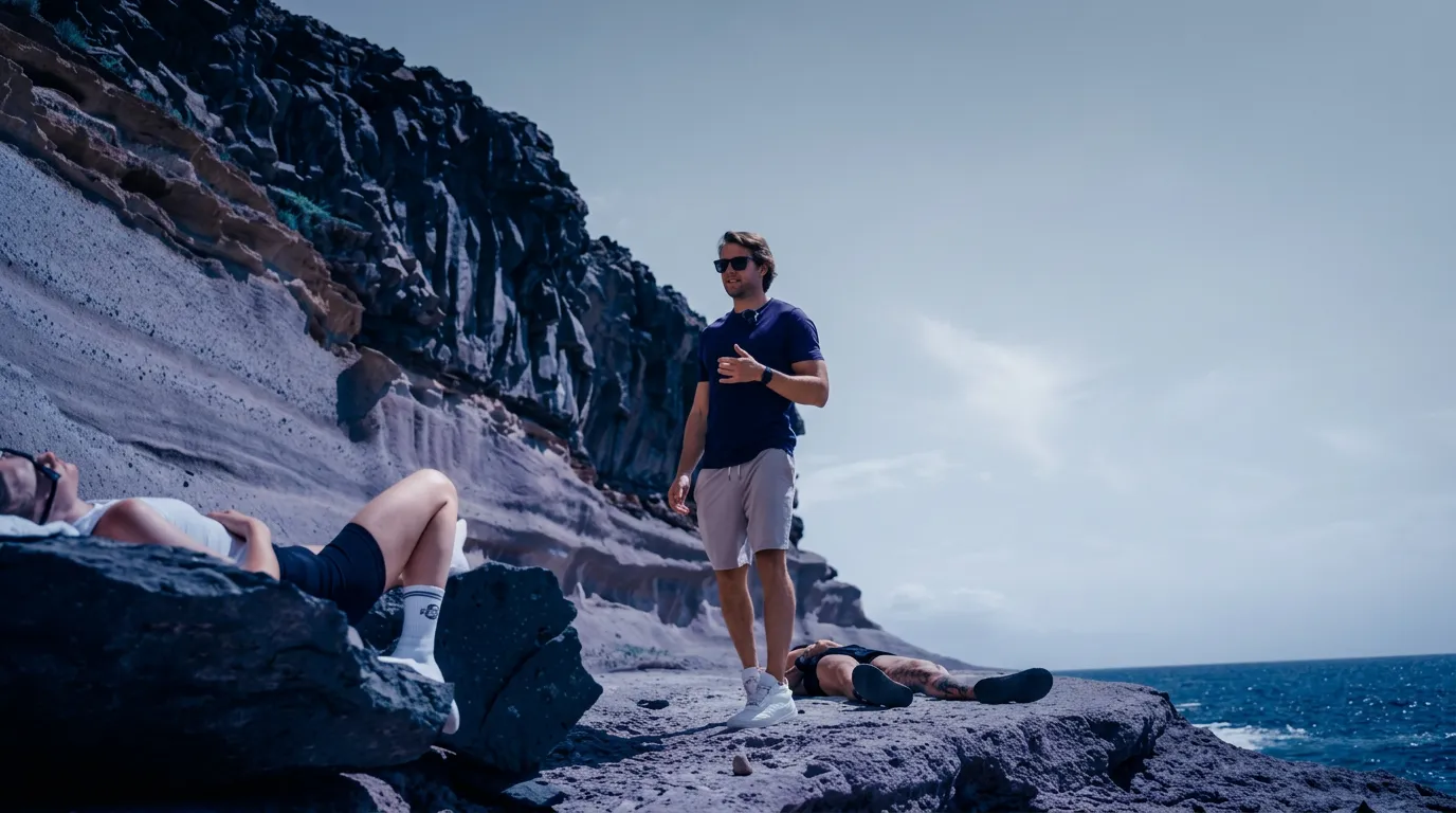 Frau bei einer Hypnobreath© Meditation mit Kopfhörern